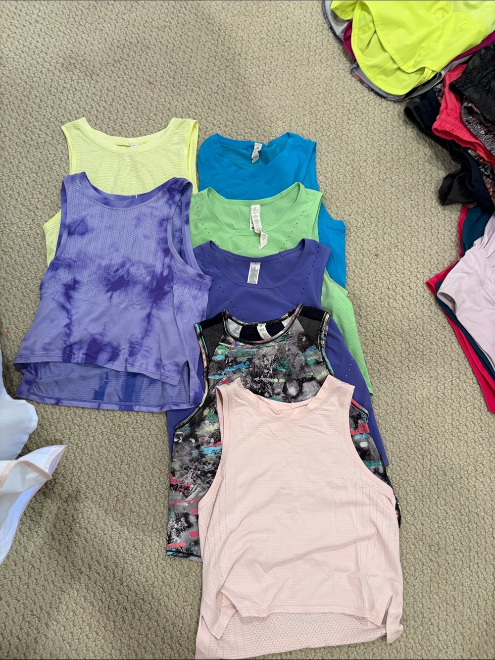 Lululemon tank tops size 2 and 4